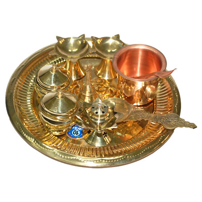 "Pooja Plate - code01 - Click here to View more details about this Product